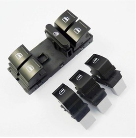 Resim Volkswagen Jetta Cam Açma Düğmesi Anahtar Takımı 2007-2016 