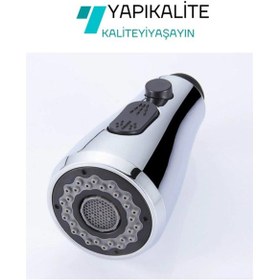 Resim Karizma Lüx Endüstriyel Spiralli Mutfak Evye Bataryası El Duşu 3f 