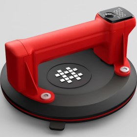 Resim Nzb Süper Güçlü Vakumlu Vantuz – Dijital Emiş Göstergeli, Cam & Mermer & Seramik Taşıma Için 220 kg 