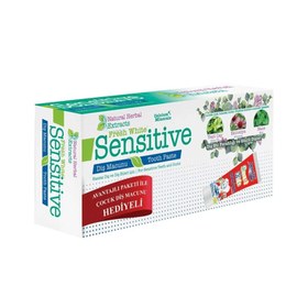 Resim Fresh White Sensitive Yeşil Çay Ekinezya Nane Diş Macunu 75ml Smart Kids Çocuk Diş Macunu 75 ml 