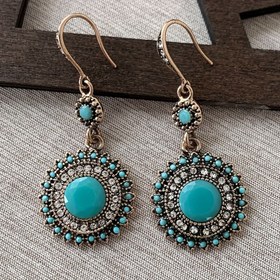 Resim Klasik Retro Güneş Şekilli Yapay Mücevher Küpeler, Bohem Güneş Çiçeği Unisex Mücevher Hediyeleri Aksesuarları 