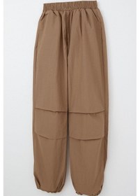 Resim Breeze Kız Çocuk Paraşüt Jogger Paça Pantolon 6-12 Yaş, Kahverengi Kahverengi 