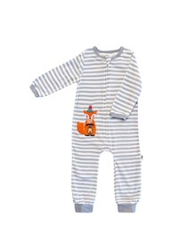 Resim Fox Gri Unisex Çocuk Polar Pijama 