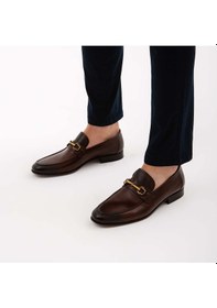 Resim Tamer Tanca Erkek Hakiki Deri Kahverengi Makosen Ayakkabı 16 5959 Erk Ayk Y21 Kahve Kahverengi 