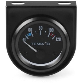 Resim Araba Modifiye Edilmiş 52mm Su Sıcaklığı Ölçer 12v Evrensel Yarış Ölçer 40-120 C Santigrat 1199 