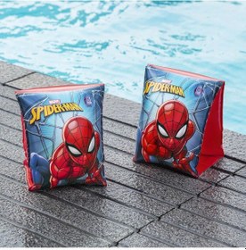 Resim Spiderman Örümcek Adam Figürlü Deniz Havuz Çocuk Yüzücü Kolluk - 3 - 6 Yaş Arası - 23 X 15 Cm Çok Renkli 