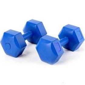 Resim Dambıl Seti Köseli Vinyl 2 KG Ağırlık Seti 2 KG x 2 Adet 4 KG 