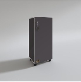 Resim Kenzlife mutfak dolabı zehra 088*050*032 gri kilitli tekerlekli banyo evrak ofis kitaplık ayakkabılık kiler 