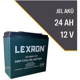 Resim 24ah-12v Jel Akü 