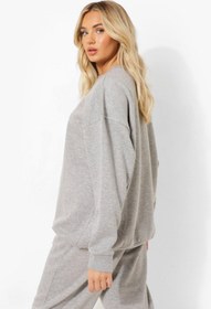 Resim LAND MODA Kadın Oversize Sweatshirt Eşofman Alt Üst Takımı 