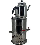 Resim Paslanmaz 304 Çelik 5 L Çift Hazneli Demlikli Semaver 