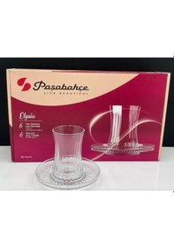 Resim Paşabahçe 950097 Elysia Çay Bardağı Takımı 6 Lı Çok Renkli 