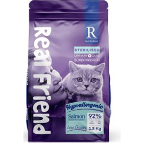 Resim Real Friend Digest Care Hypoallergenic Sterilised Salmon 34/12 Kedi Maması 1,5 Kg 