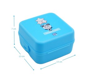Resim Blue Me Bölmeli Plastik Beslenme Kabı 1 Lt Açık Mavi 