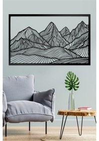 Resim Dağlar - Metal Tablo 