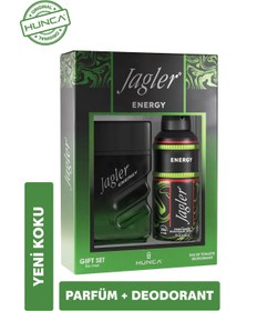 Resim Jagler Energy Erkek Parfüm Seti (EDT 90 ML & DEODORANT 150 ML) 