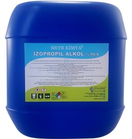 Resim Brtr kimya 20 LT Izopropil Alkol (İPA ) %99,9 Temizlik Solventi 