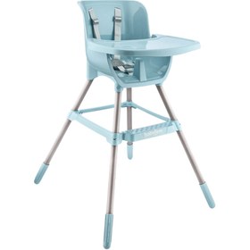 Resim Babyjem Mama Sandalyesi Soft Mavi 