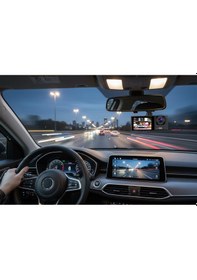 Resim Araç İçi Kamera Çift Kameralı Dvr Ayarlanabilir Açılı Premium Kamera 