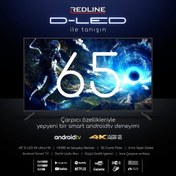 Resim Redline MRT65 65" 165 Ekran 4K UHD Android Led Tv 