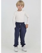 Resim Toontoy Erkek Çocuk Punteriz Detaylı Eşofman Alt İndigo 