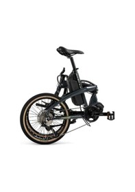 Resim Bisan E-folding Strike 20" 9-vites Hd Katlanır Elektrikli Bisiklet Gri Siyah 