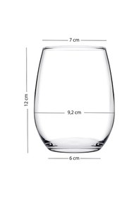 Resim Rakle Astoria Kristalin Cam 4'lü Meşrubat Bardağı Seti 570 Cc Renkli 