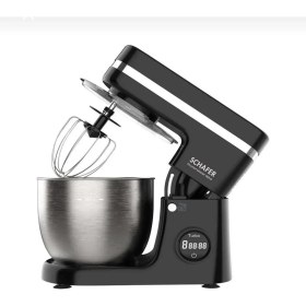 Resim Schafer Prochef Master Digital Hamur Yoğurma Makinesi Stand Mikser Paslanmaz Çelik Kase 