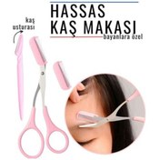 Resim Skygo ModaCar Taraklı Kaş Makası Kaş Düzeltme Bakım Makası 717451 