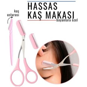 Resim Skygo ModaCar Taraklı Kaş Makası Kaş Düzeltme Bakım Makası 717451 