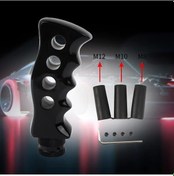 Resim Lumaworld Black Universal Araç Vites Topuzu Ergonomik Alüminyum Alaşım Manuel Konfor Tutuş 