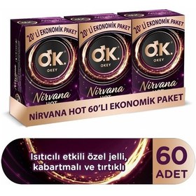 Resim Okey Nirvana Hot Prezervatif 60'lı 