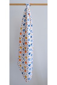 Resim runbaby ( 3 ADET ) 75x75 CM Pamuk 3'lü Müslin Örtü Set 
