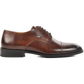 Resim Pierre Cardin 114006 M Kahverengi Hakiki Deri Erkek Klasik Ayakkabı Kahverengi 