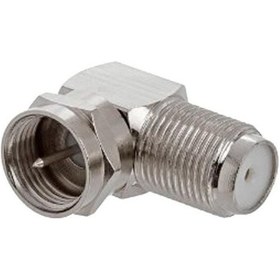Resim Electroon F Konnektör L Fiş 90 Derece - 1 Adet 