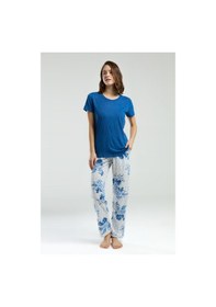 Resim Pierre Cardin Kadın Mavi Pijama Takımı Pc8968-s-v1 Mavi 