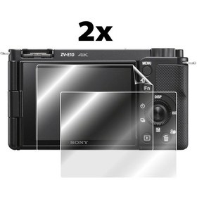 Resim IPG Sony Alpha ZV-E10 Mirrorless Kamera Görünmez Ekran Koruyucu (2 Adet) 