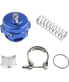 Resim Haashu Araç Modifikasyonu 50MM Blow Off Valf Kiti Türbin Basınç Tahyesi Valf Kiti Bov Türbin Havalandırma Valfi Mavi (Yurt Dışından) 