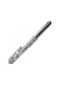 Resim Fox Fl110s Yan Flüt Parlak Gümüş Kaplama, Net Ve Berrak Ses Tonu, Hassas Tuşe Hassasiyeti 