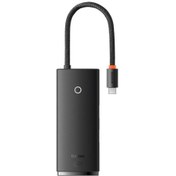 Resim BASEUS LITE SIYAH 6IN1 TYPE-C HUB ÇIKIŞ:2XUSB 1XTYPE-C 1XHDMI 1XMİCROSD 1XSD GİRİŞ:TYPE-C WKQX050101 