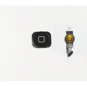 Resim iPhone 5 Uyumlu Home Tuş Bordu Filmi Siyah %100 