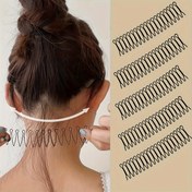 Resim 5'li Dalgalı Saç Tarağı Toka Seti, Frizz Önleyici Çatal Uç Onarım Aracı, Mini Perçem Şekillendirme Klipsi, Normal Saç Tipi İçin Saç Şekillendirme Aksesuarları Seti - Saç Şekillendirme ve Bölümlendirme Araçları 