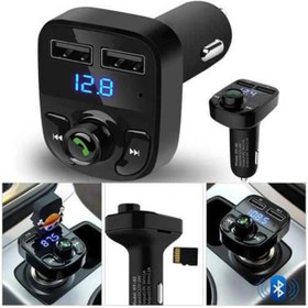 Resim Bluetooth Fm Transmitter Car X8 