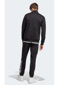 Resim adidas Linear Logolu Erkek Eşofman Takımı IC6775 Siyah 