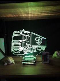 Resim Lampa Scania Truck Personalized 3d Lamp 
