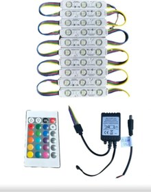 Resim EKT RGB KUMANDALI MODÜL LED 10LU SET 