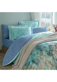 Resim Taç Butik Marıs Pamuk Yastık Kılıfı Mavi 000000001000050767 Mavi 