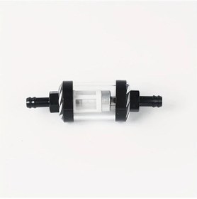 Resim Tongdashop Siyah Premium Cam Elyaf Benzin Filtresi - Motosiklet Atv Scooter İçin Yıkanabilir Karbüratör Temizleyici 