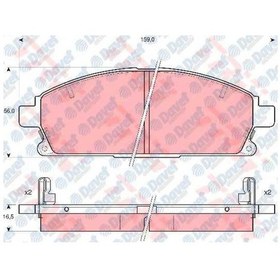 Resim On Fren Balatası Nıssan X-traıl 00 - 07 - Pathfınder 97 - 04 - Infınıtı Qx4-q45 