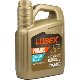 Resim Lubex Primus Fa-La 0W-20 Tam Sentetik Partiküllü Motor Yağı 4 L 